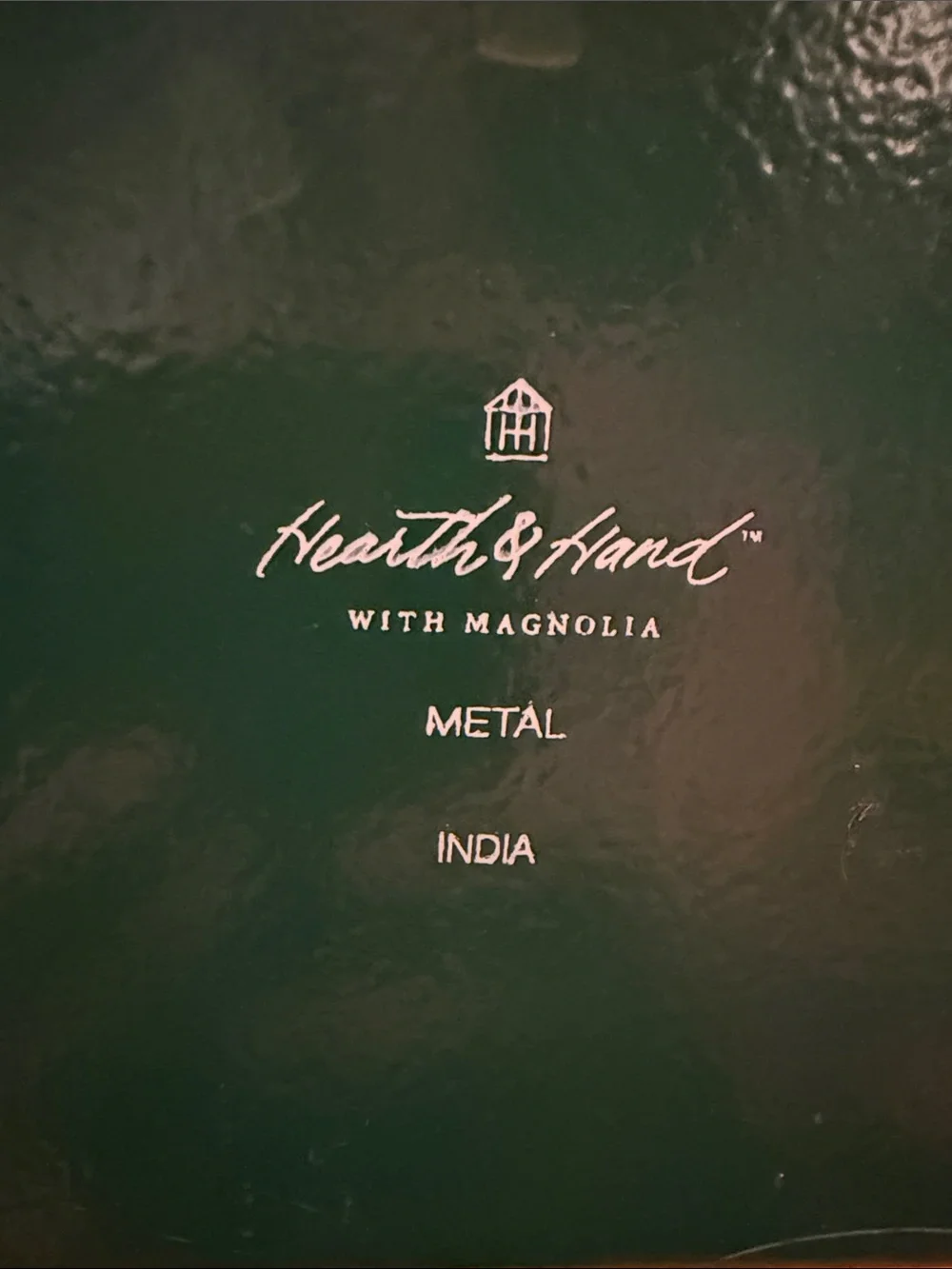 Magnolia Hearth & Hand  Hunter Green 'Letters to Santa' Mailbox heavy metal